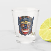 Balinese Ceremonial Mask 2 Shot Glas (Voorkant)