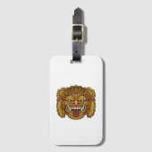 Balinese Culturele Barong Bagagelabel (Voorkant (verticaal))