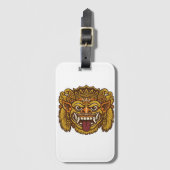 Balinese Culturele Barong Bagagelabel (Voorkant (verticaal))