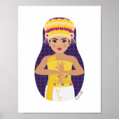 Balinese Dancer Matryoshka Poster (Voorkant)