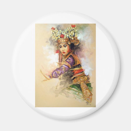 Balinese danser magneet (Voorkant)