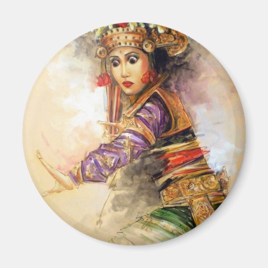 Balinese danser magneet (Voorkant)