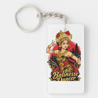 Balinese danser sleutelhanger