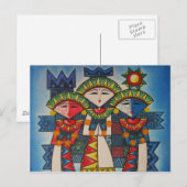 Balinese danseres briefkaart (Voorkant / Achterkant)