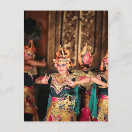 Balinese dansprestaties briefkaart