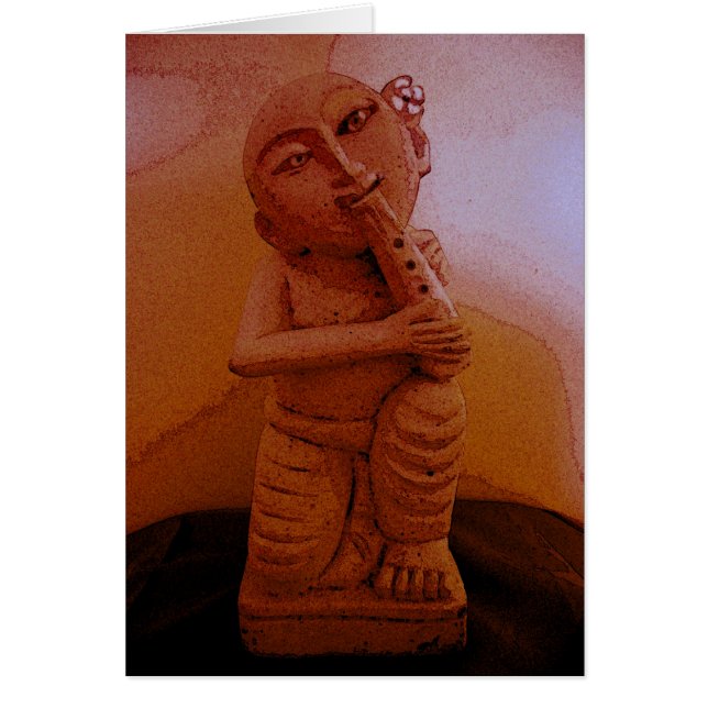 Balinese flute speler (Voorkant)