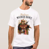 Balinese Gemaskerd Dans T-Shirt (Voorkant)