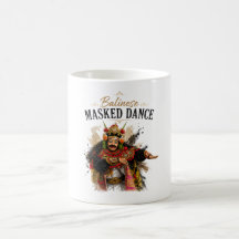 Balinese Gemaskerde Dans Mok