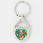 Balinese Godin Dancer Metal Sleutelhanger (Voorkant)