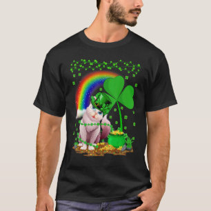 Balinese Kat Regenboog Balinese Kat St. Patrick's T-shirt