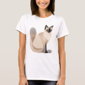 Balinese kat t-shirt (Voorkant)