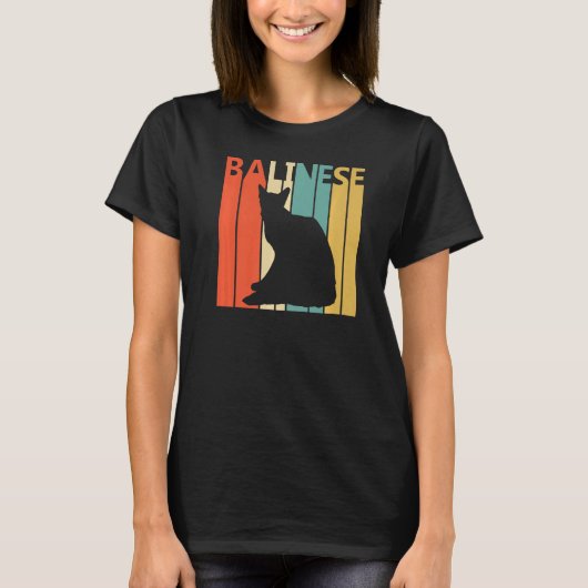  Balinese kat T-shirt (Voorkant)
