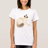 Balinese kat t-shirt (Voorkant)