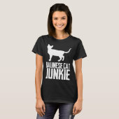 Balinese kattenverslaafde t-shirt (Voorkant volledig)