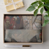 Balinese Kitten Kerstmis Cat Art Decoupage Tissuepapier (Geschenk)