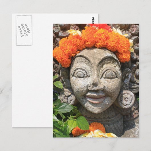 Balinese kunst briefkaart (Voorkant / Achterkant)