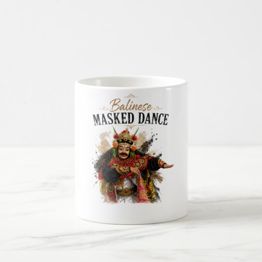 Balinese Masked Dance Mug Koffiemok (Center)