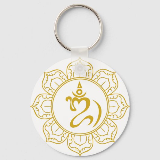 Balinese Om Sleutelhanger (Voorkant)