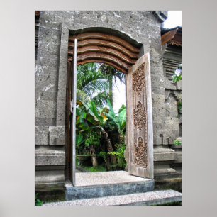 Balinese Poster van deur