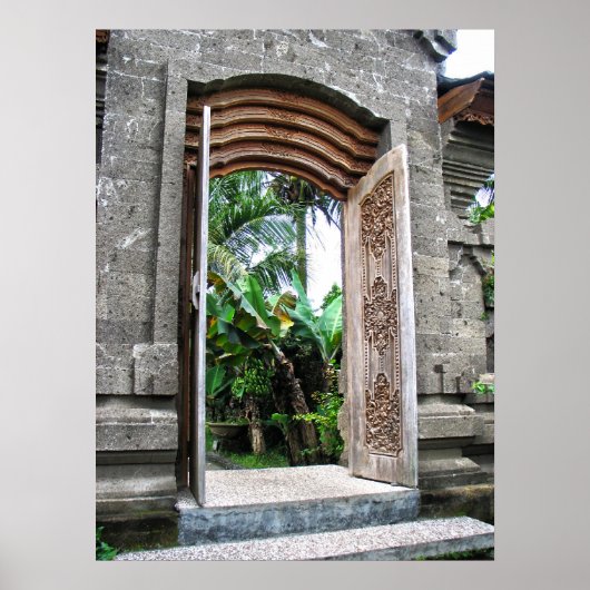 Balinese Poster van deur (Voorkant)