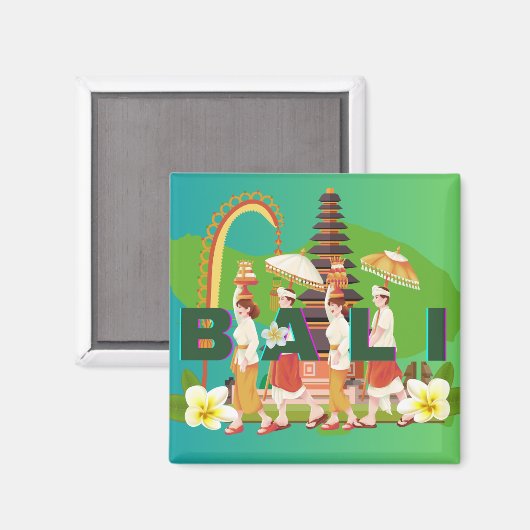 Balinese Prayers Magnet the Essence of Devotion (Voorkant / Achterkant)