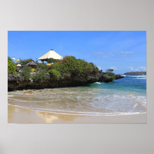 Balinese tempel poster (Voorkant)