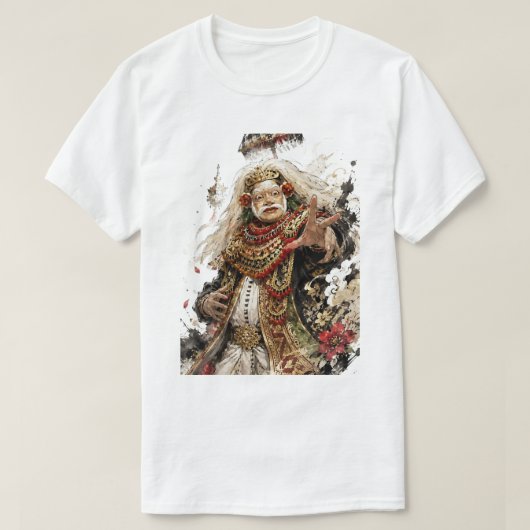 Balinese Topeng-dans T-shirt (Design voorkant)