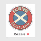 Balintore, Schotland Sticker (Vel)