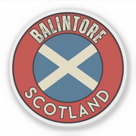 Balintore, Schotland Sticker (Voorkant)