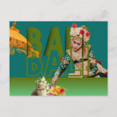 Bali's Grace: De elegantie van een danser Feestdagenkaart (Voorkant)