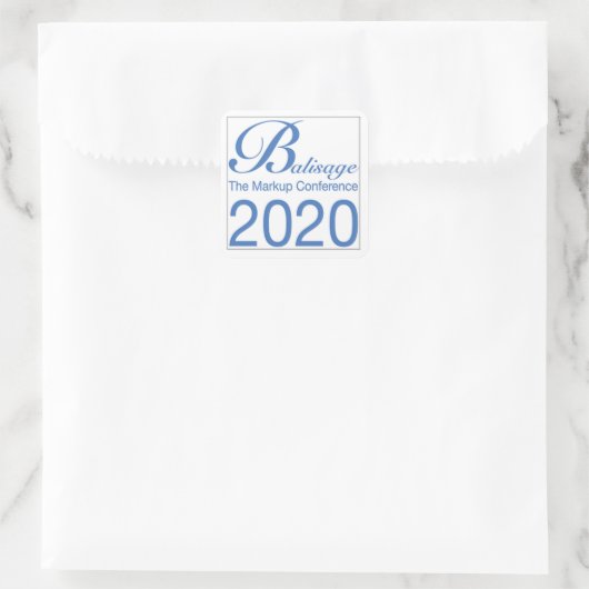 Balisage 2020 Sticker (Tas)