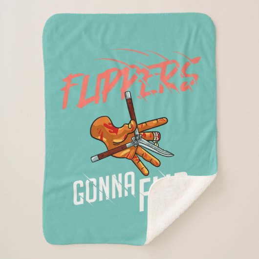 Balisong Flipping Gift Butterfly Knife training Pr Sherpa Deken (Voorkant)