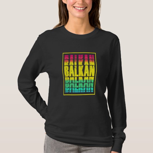 Balkan Macedonian Jugo design T-shirt (Voorkant)