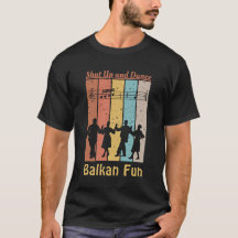Balkan party  retro design T-shirt