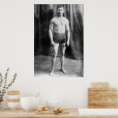 Balkan-worstelaar Yussif Hussane, 1915 Poster (Keuken)