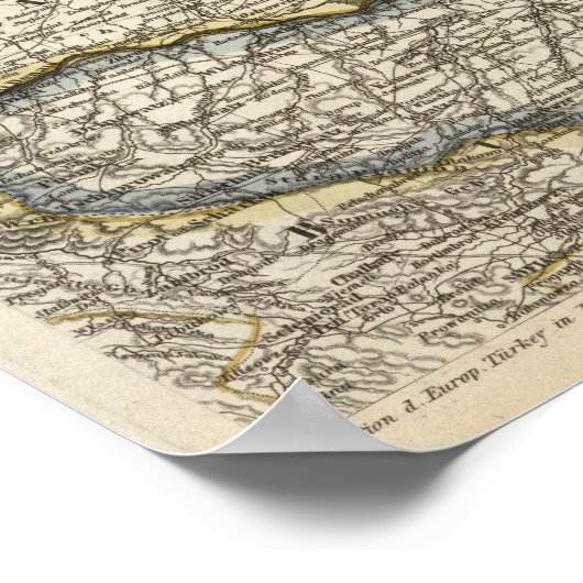 Balkangebied, Bulgarije Poster (Hoek)