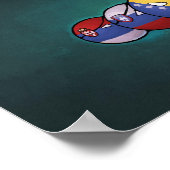 Balkanlanden Poster (Hoek)