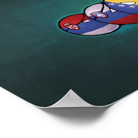 Balkanlanden Poster (Hoek)