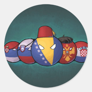 Balkanlanden Ronde Sticker