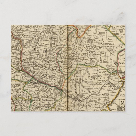 Balkanschiereiland 3 briefkaart (Voorkant)