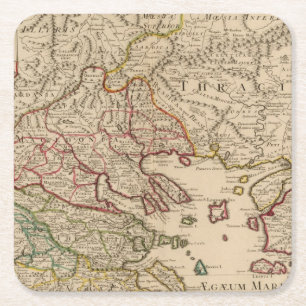 Balkanschiereiland, Griekenland, Macedonië 3 Kartonnen Onderzetters