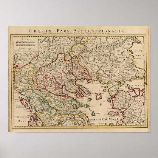 Balkanschiereiland, Griekenland, Macedonië 3 Poster (Voorkant)