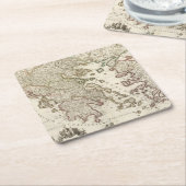 Balkanschiereiland, Griekenland, Macedonië Kartonnen Onderzetters (Schuin)