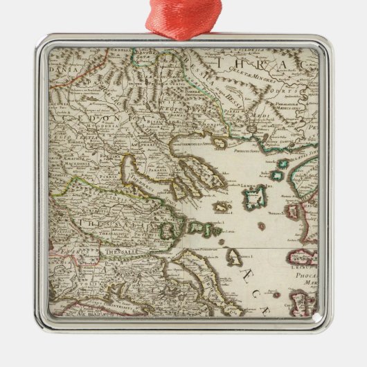 Balkanschiereiland, Griekenland, Macedonië Metalen Ornament (Voorkant)