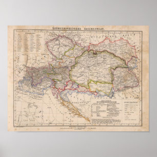 Balkanschiereiland, Oostenrijk, Hongarije Poster