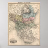 Balkanschiereiland Poster (Voorkant)