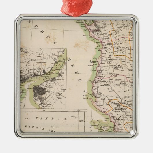 Balkanschiereiland, Turkije, Albanië Metalen Ornament (Voorkant)