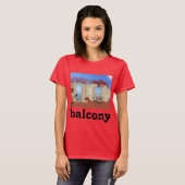 Balkon T-shirt (Voorkant volledig)