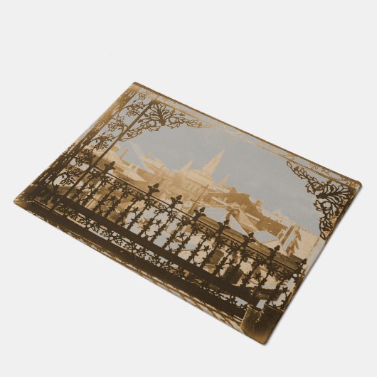 Balkon van New Orleans Deurmat (Schuin)