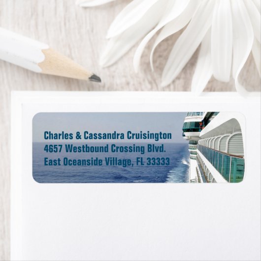 Balkonrij gepersonaliseerd etiket (Insitu)